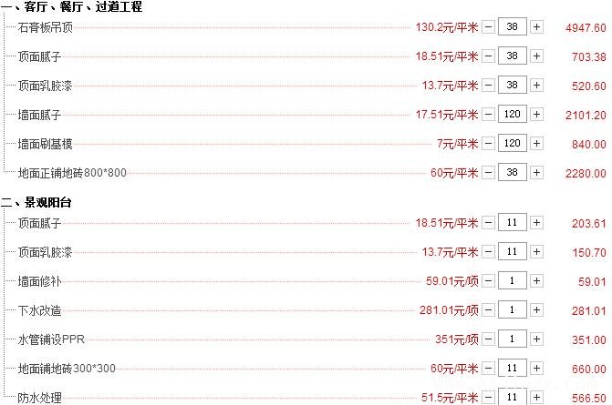 110平米簡單要多少錢？110平全包裝修預(yù)算清單（詳細價格）