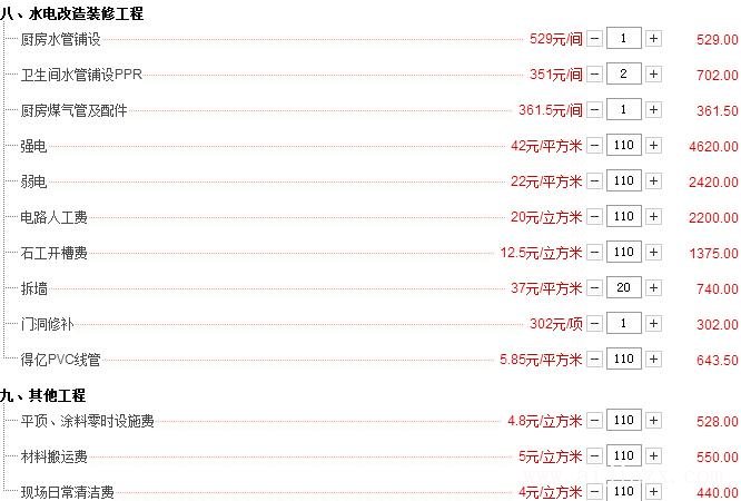 110平米簡單要多少錢？110平全包裝修預(yù)算清單（詳細價格）